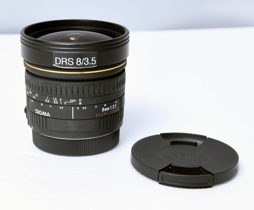 Sigma 8mm 5 ex dg - sigma, f/3.5