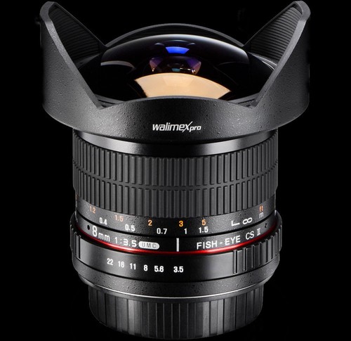 Obiettivo fisheye 8mm per - obiettivo,
