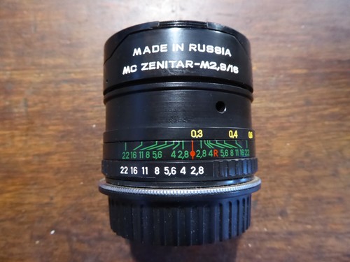 Obiettivo zenitar 16mm - obiettivo,