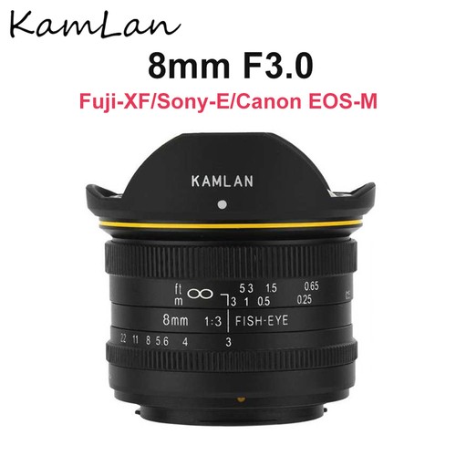 Kamlan 0 aps c - f3.0, aps-c