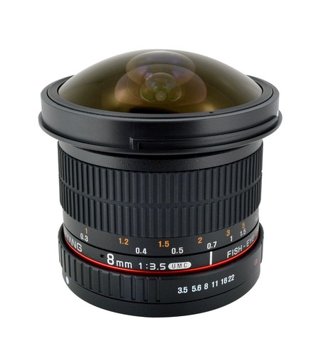 Samyang 8mm 5 - hd, obiettivo